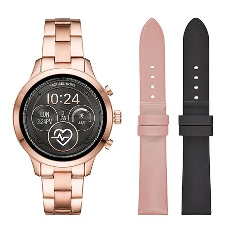 michael kors mkt5054 runway smartwatch edelstah|Gen 4 Runway Rose Gold.